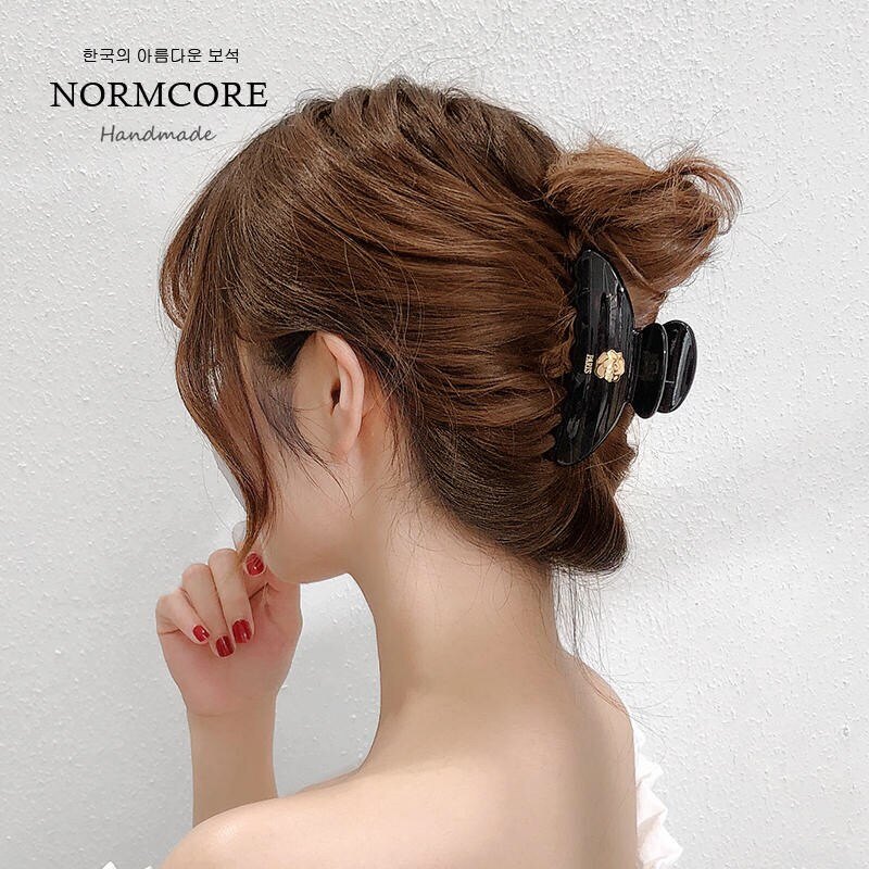 ★韓國簡約優雅氣質盤夾鯊魚夾-支