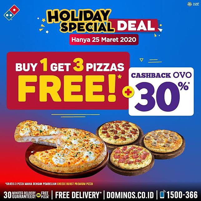 Dominos Free Pizza Voucher