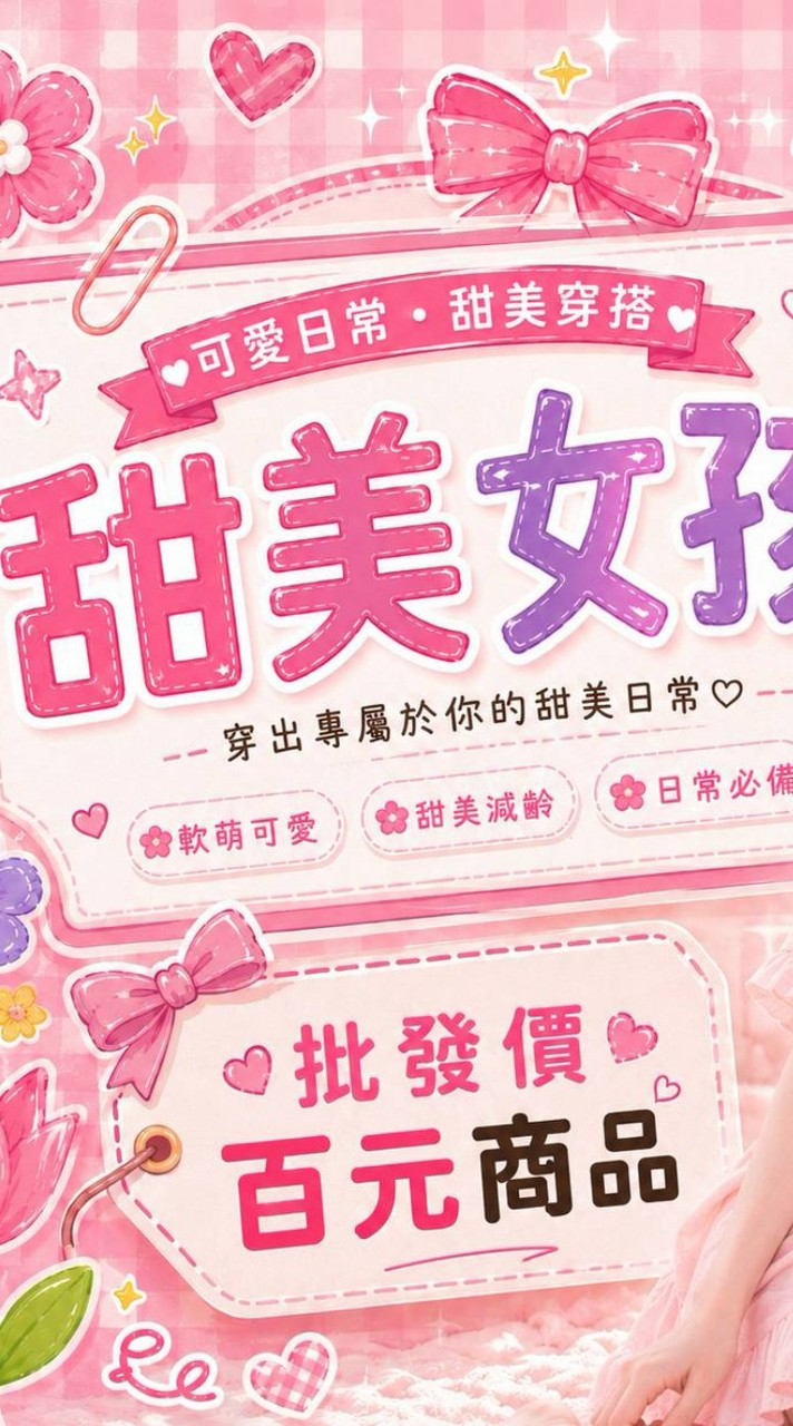甜美女孩批發蝦皮