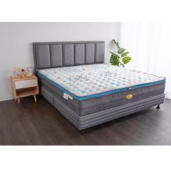 ◎‧德國百年品牌名床精緻作工，以精品工法製作。|◎|◎‧主商品名稱：DEREK白金漢床組榮耀回歸爆殺破盤(含床墊*1+床頭*1+床底*1)‧型號：A359(E103)‧規格/尺寸/重量：單人床墊：長1