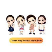 ✨ 🏸   Team May - Meew - View - Som - 🫶