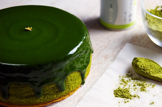 【黑手甜點】小山園抹茶生巧克力蛋糕 / 6吋