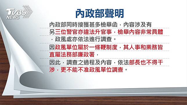 震怒！內政部函送警政署長　蘇揆：防疫還亂