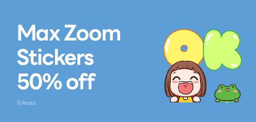 50%OFF! Max Zoom Stickers | LINE STORE