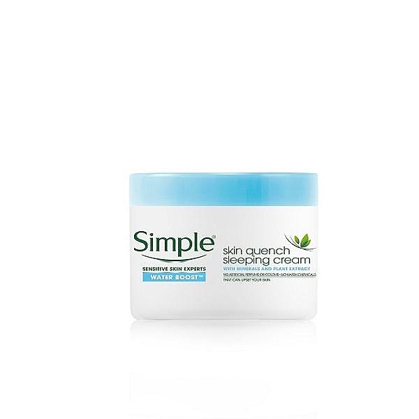 Simple 清妍極致補水晚安凝霜 or Simple 清妍極致補水晚安凝凍n- 添加天然來源植萃保