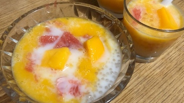 [食譜]天氣太熱我不想出門，但我想喝現在最流行的楊枝甘露