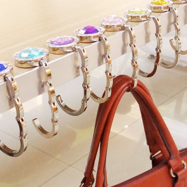 【03735】華麗鑲鑽包包掛勾 桌邊掛勾 便攜 禮品