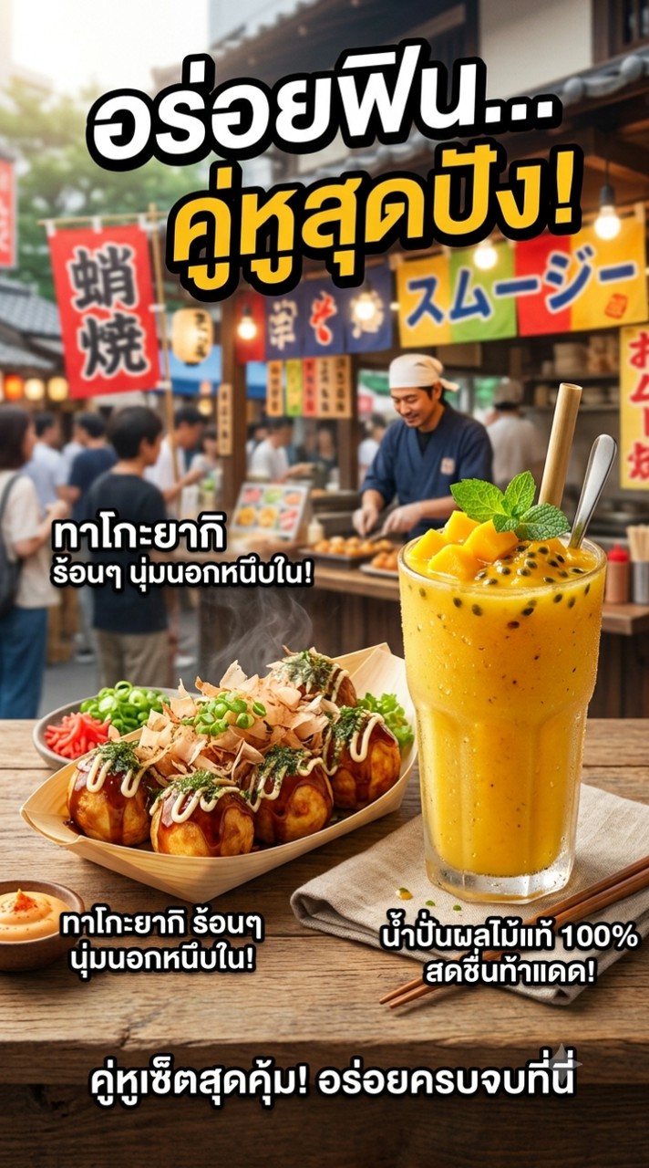 น้ำปั่น&ทาโกะbyผู้ชายขายน้ำ