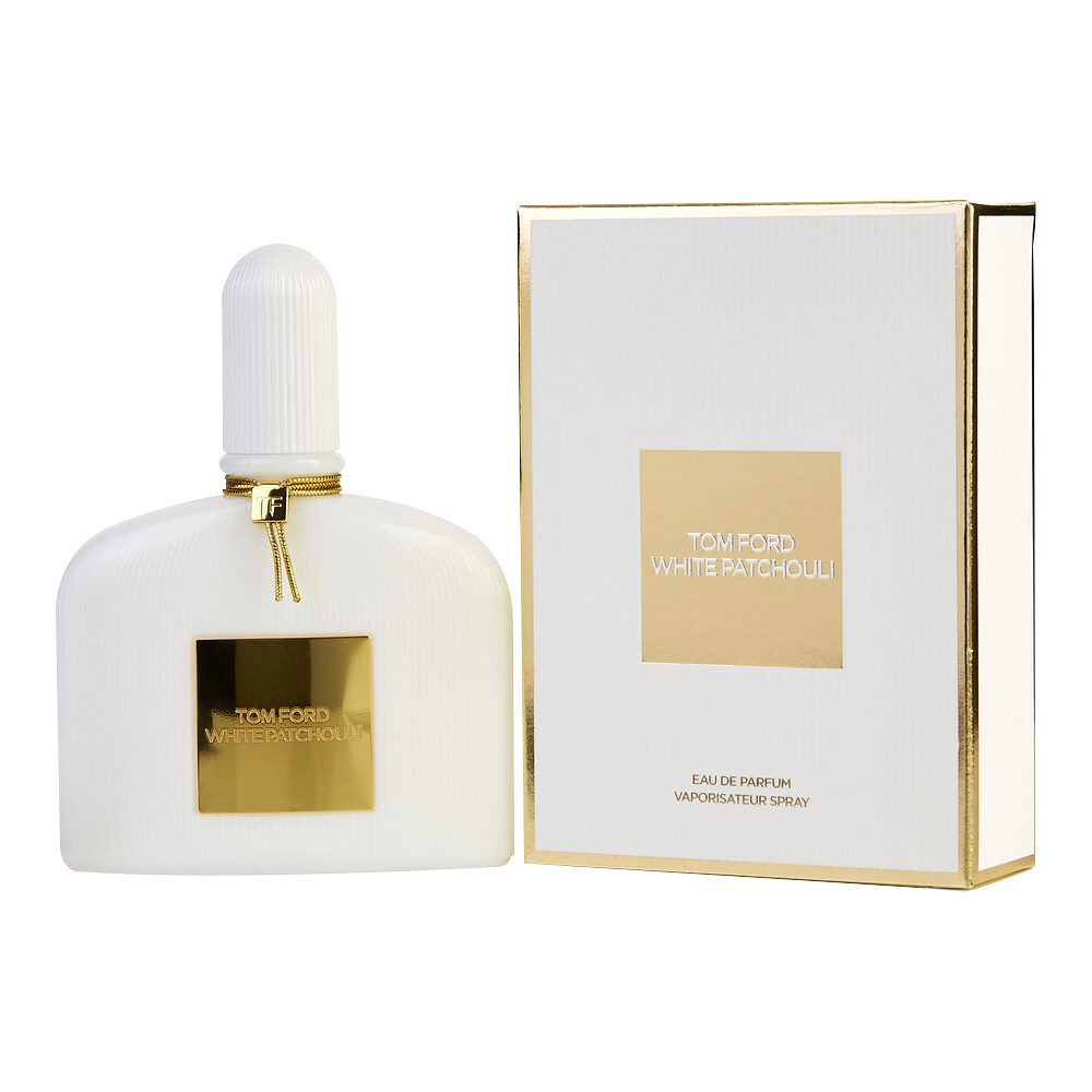 TOM FORD 白廣藿香女性淡香精 100ml 貨源:國外平行輸入 產地:英國 香 調： 木質花香調 前 味： 夜茉莉、胡荽、牡丹、佛手柑 中 味： 玫瑰 後 味： 廣藿香、黃葵子、金木、香薰 使用