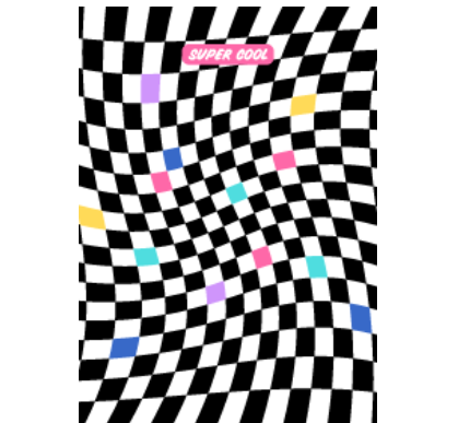 SUPER COOL - checkered 2