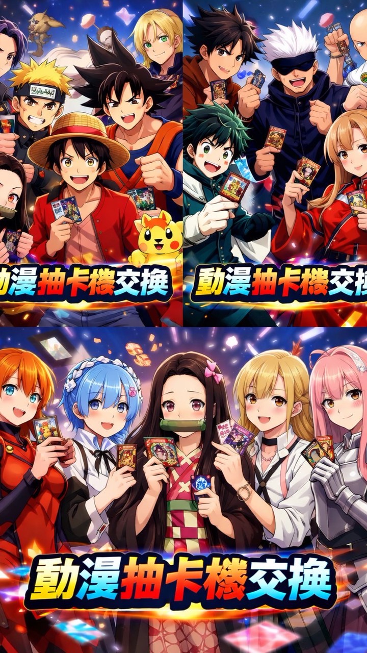 動漫抽卡機交換