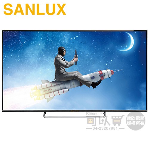 SANLUX 台灣三洋 65型 4K LED智慧數位液晶顯示器 SMT-65GA1｜智能新體驗 感官無疆界｜CAST投影、GOOGLE聲控◆IPS面板，色彩鮮艷、超薄邊框 ◆10bit色階，色階處理更