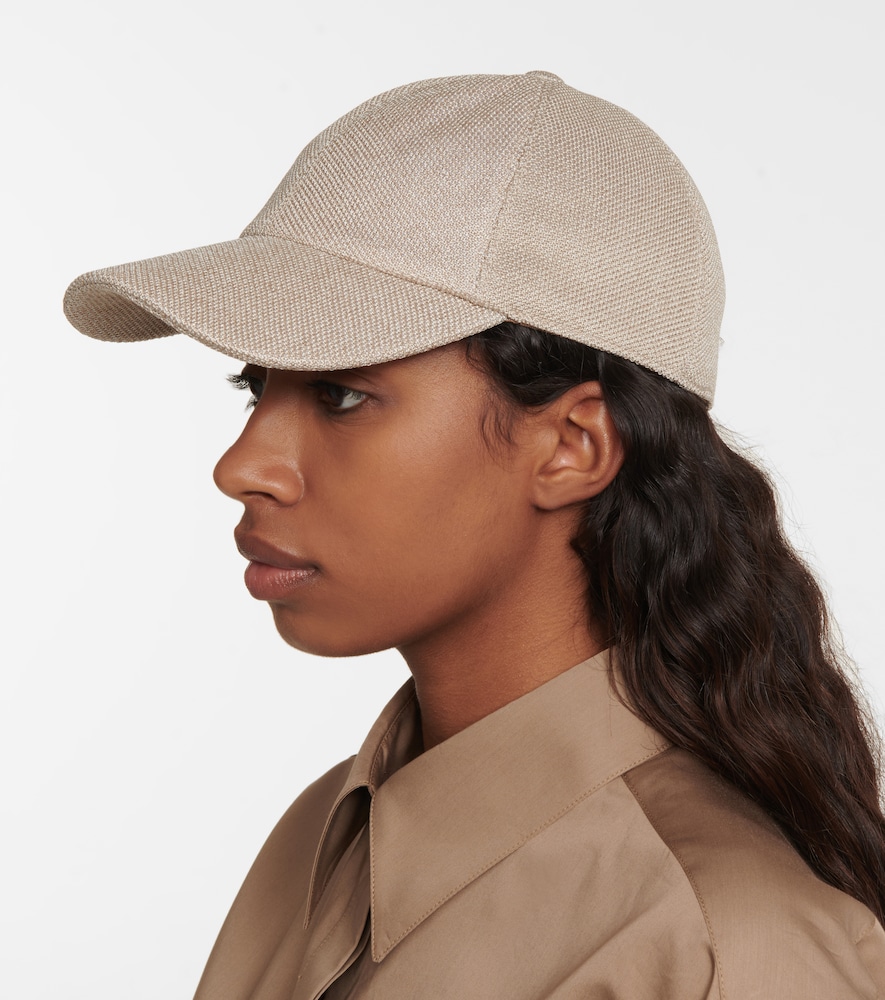 Caspian silk baseball cap