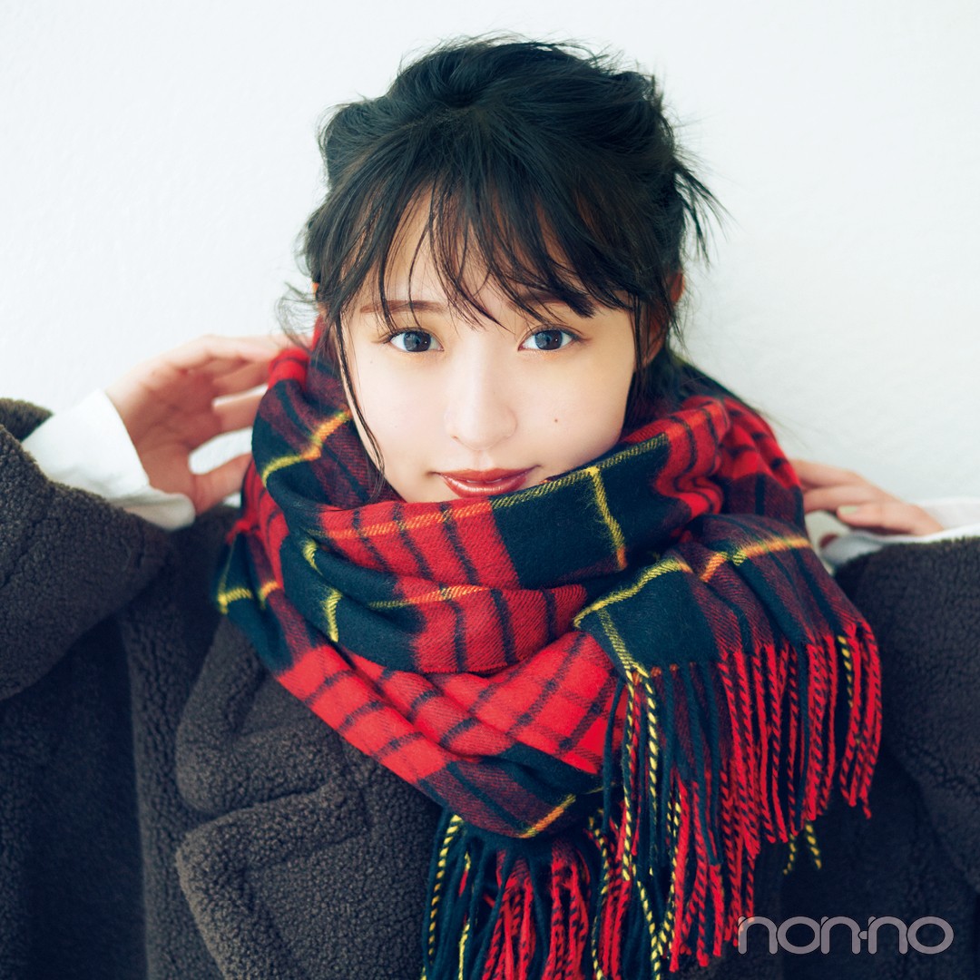 【新品】beautiful people×ジョンストンズ　チェック柄マフラー 新品】beautiful people×ジョンストンズ チェック柄マフラー