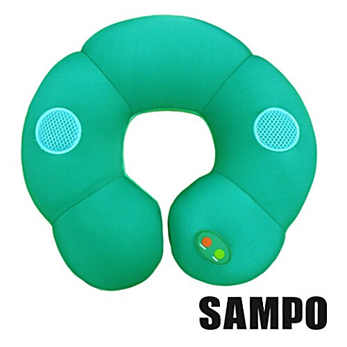 震動按摩設計雙色超柔觸感布料環狀設計，造型輕巧內建音樂播放功能可一邊按摩，一邊聽音樂