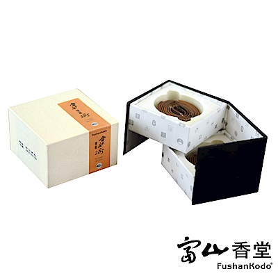 富山香堂 身心靈平衡舒眠好氣韻-會安285 1.5-2H盤香精裝盒
