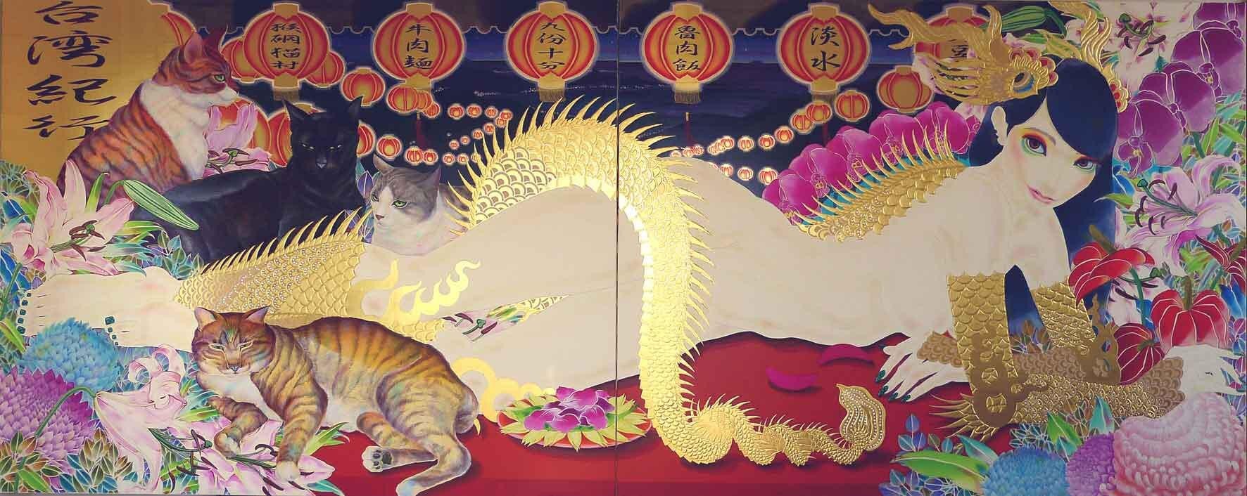日本美のミュージアムホテル 目黒区のホテル雅叙園東京でアートイベント boat 百段階段 展開催