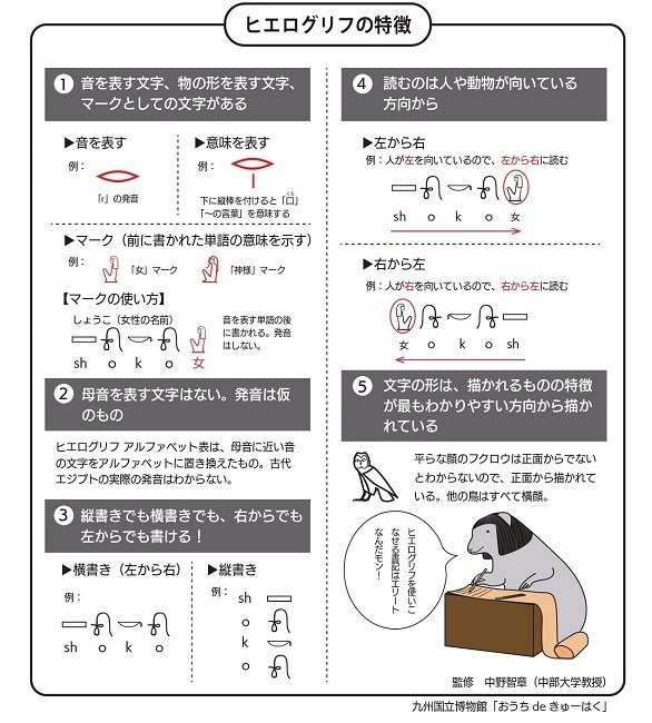 自粛生活のお伴に「ヒエログリフ」いかが？ 博物館の提案ツイートに