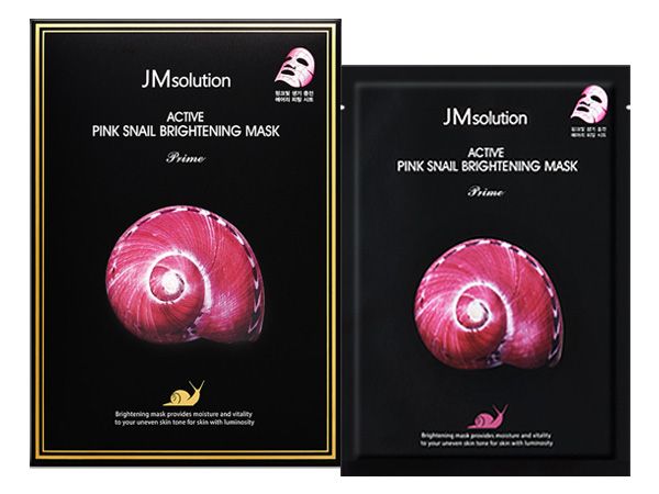 韓國 JMsolution~粉蝸牛提亮面膜(10片入)【D547711】