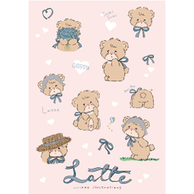 子グマのlatteちゃん