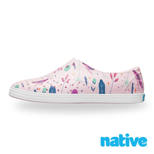 native JERICHO PRINT 女鞋-牛奶粉x北歐綠園