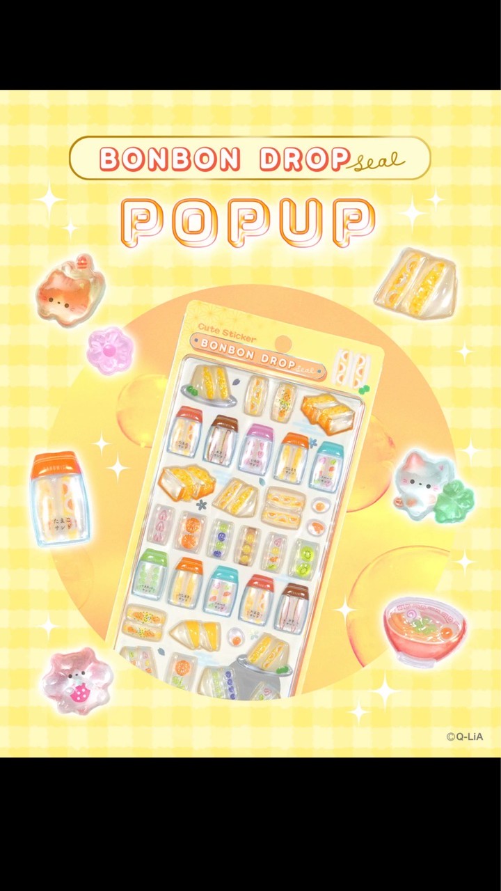 🍎ボンボンドロップシール🍎POP UP STORE🍎シール　ボンドロ　ポップアップ　全国