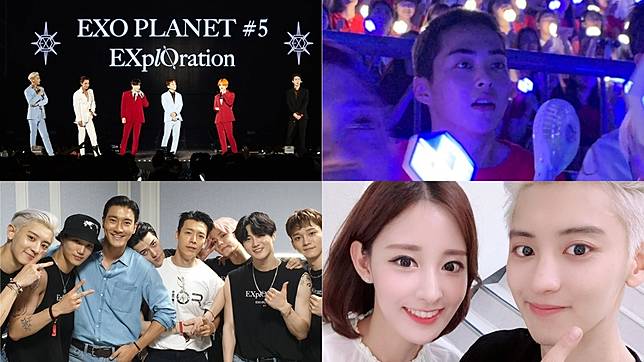 Exo五巡首爾場共動員9萬人 昨日圓滿落幕 Xiumin Suju東海 始源 燦烈親姐朴宥拉等到場支持 韓星網 Line Today
