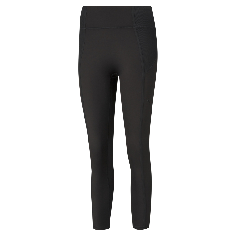 PUMA 瑜珈系列Studio高腰9分緊身褲(F) 女 緊身長褲 黑色