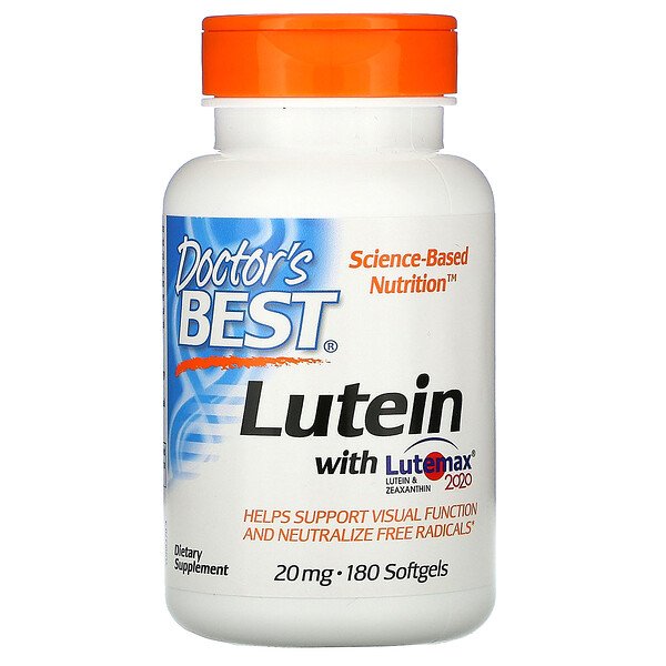 眼睛保健食品推薦 2. Doctor's Best, 葉黃素