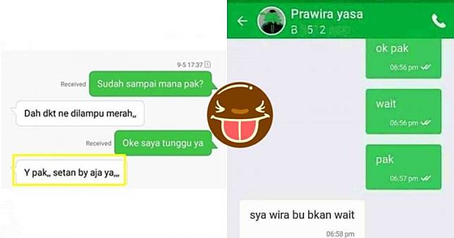 10 Chat Lucu Pelanggan Ojek Online Pakai Bahasa Inggris Ini Kocak Brilio Net Line Today