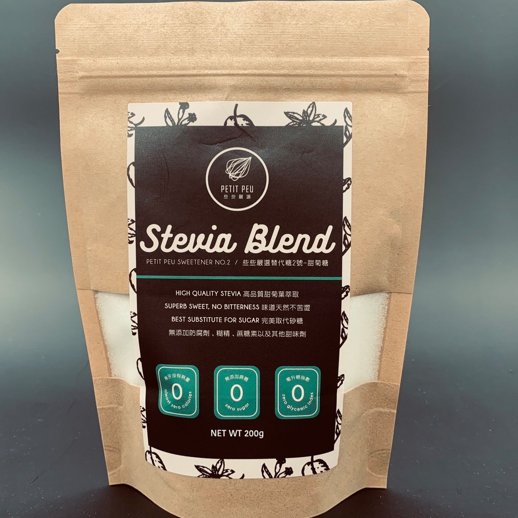 些些嚴選 新產品 天然 甜菊糖 赤藻糖醇 代糖 Stevia Blend Natural Sweetener 200g