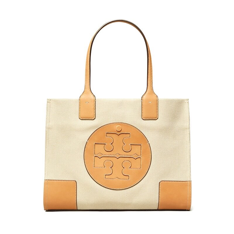 tory burch tb尼龍大logo購物托特包 45208