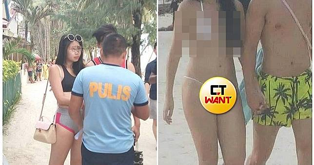 長灘島穿「一條線比基尼」被罰　台女反控：當地買的