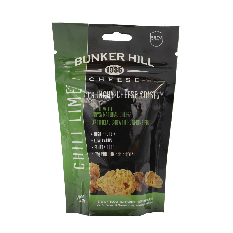 [美國 BUNKER HILL] 低碳純起司脆餅-嗆辣香檸(57g/包)