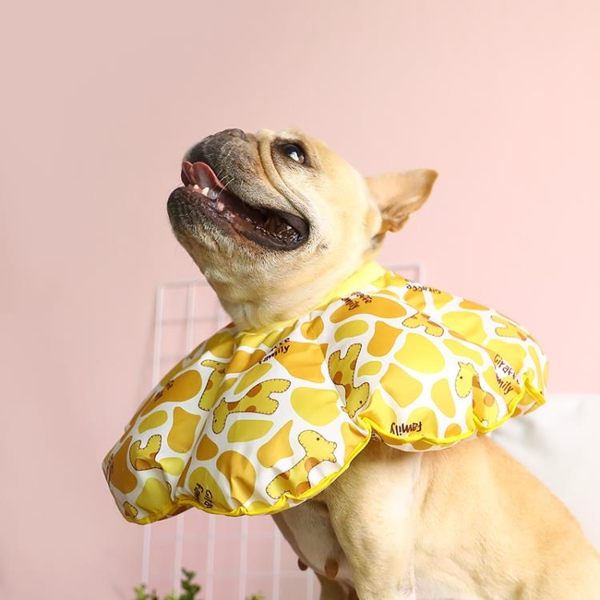 伊麗莎白圈狗狗頭套防舔防抓咬保護套太陽花軟脖圈寵物絕育恥辱圈