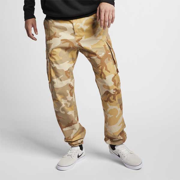 Nike SB Flex Pant 卡其迷彩 滑板 工作褲 長褲 男 (布魯克林) 885864-248