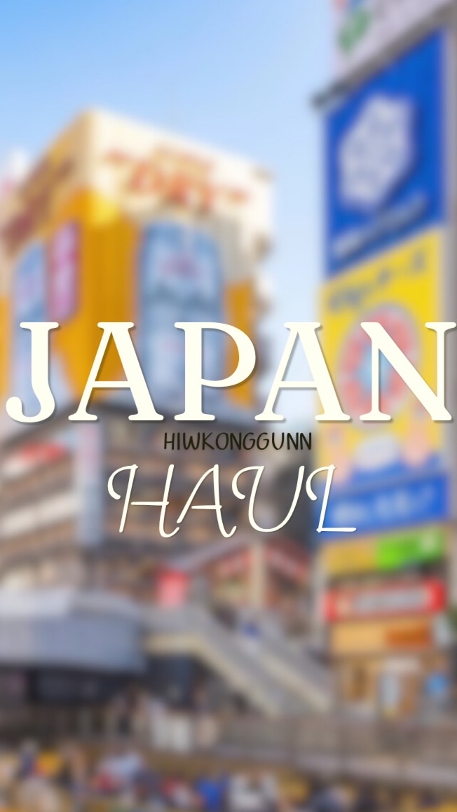 Japan haul🇯🇵🏯