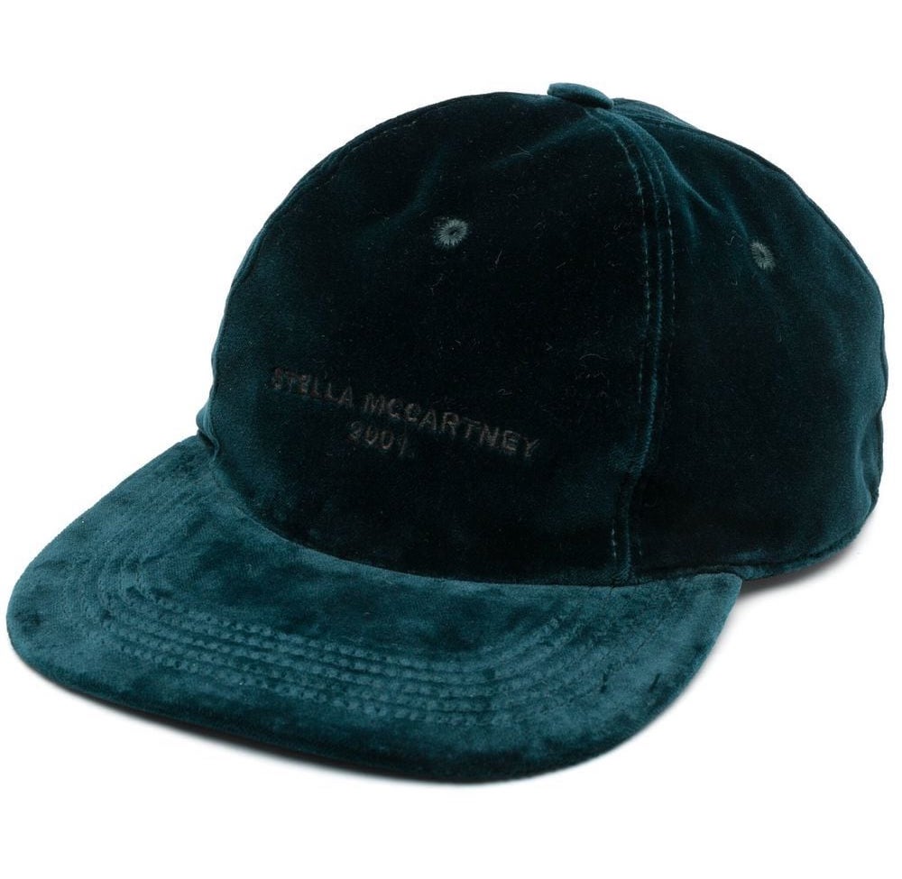 Stella McCartney logo-embroidered cap