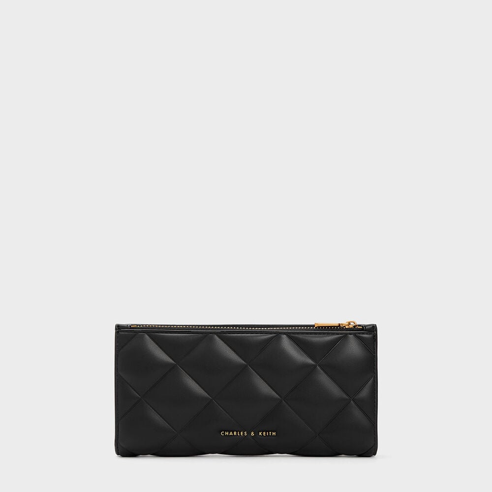 Danika 菱格拉鍊長夾