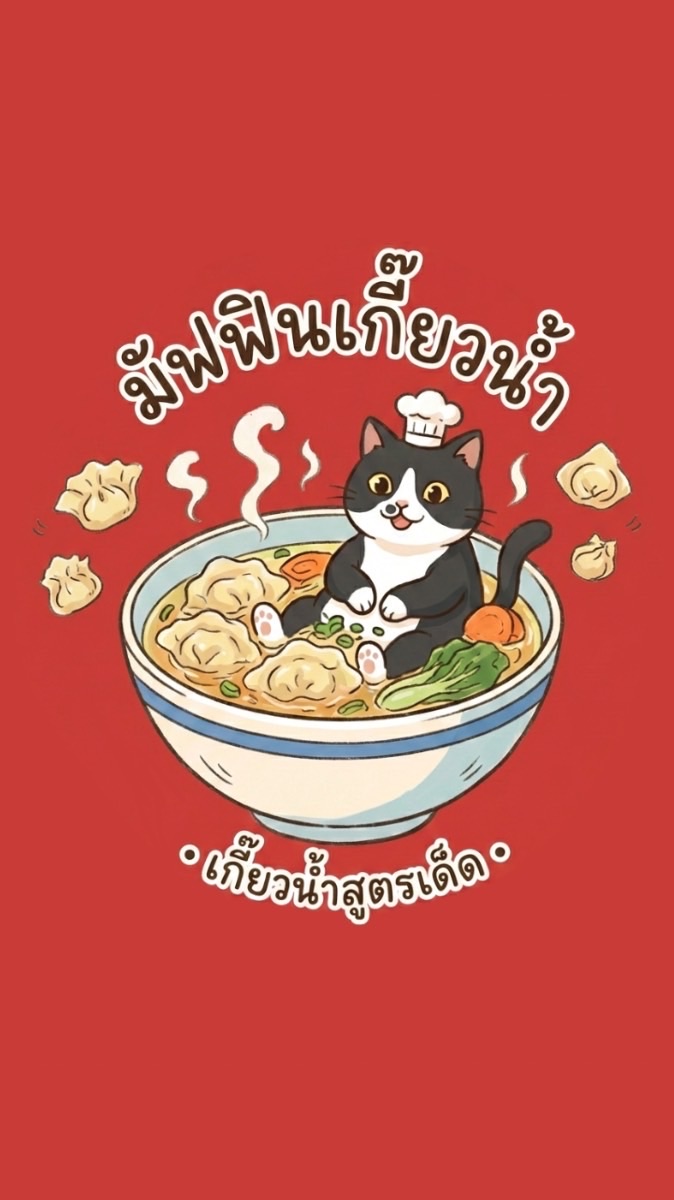 มัฟฟินเกี๊ยวน้ำ (🥟🥬🥕)