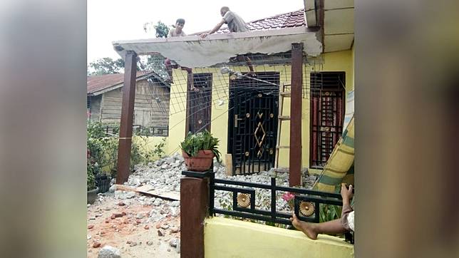 60 Rumah Rusak Akibat Gempa 5,0 Magnitudo di Padangsidempuan