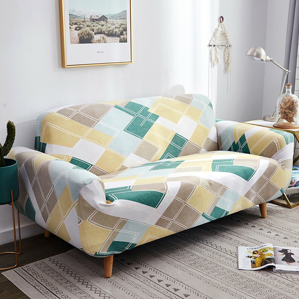 領券再折★輕快生活彈性沙發套-3人座 萬用 沙發罩 彈性 防滑 全包【歐卓拉】