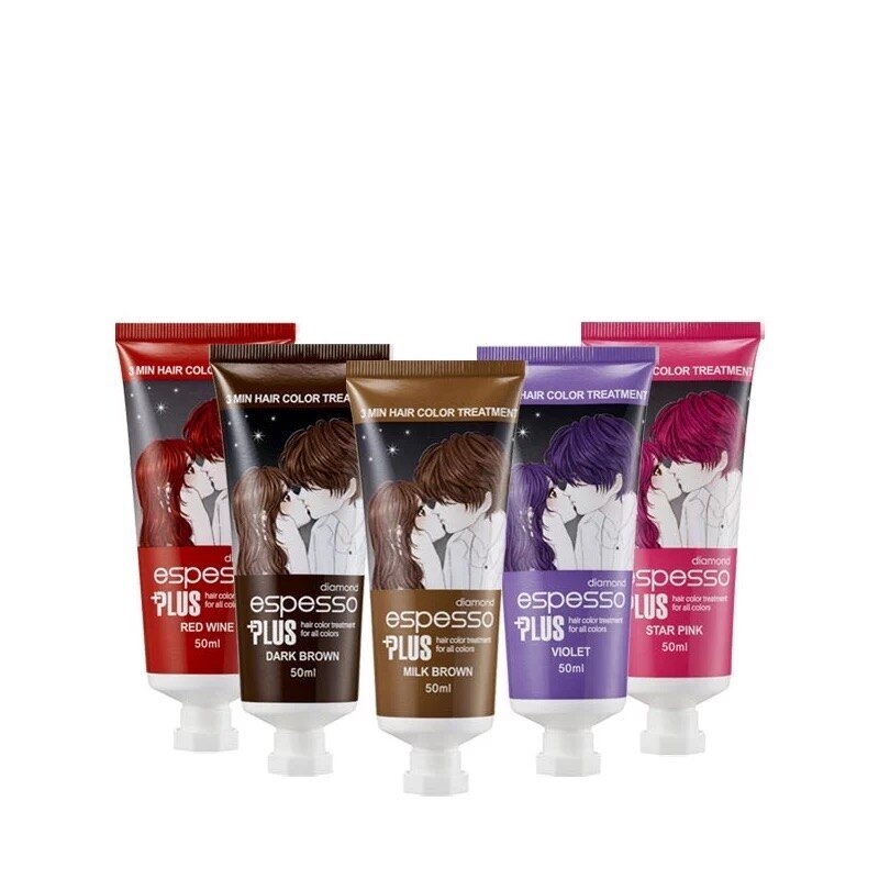 弱酸性染髮，無刺激不傷髮／散發出香甜巧克力芳香／不沾皮膚易清洗 韓國直進 絕對正品