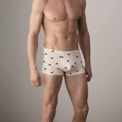 【YORN】奧地利蘭精公司專利天絲-男雀鳥印花平口褲Y292101227