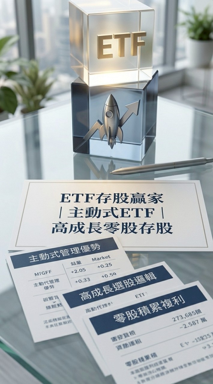 ETF存股贏家｜主動式ETF｜高成長零股存股