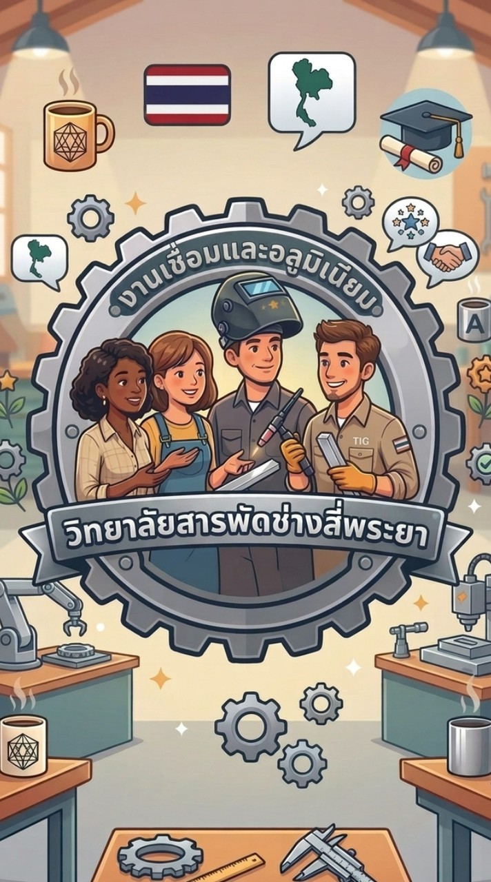 งานเชื่อมและอลูมิเนียม วช.สี่พระยา