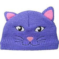 [好也戶外]Regatta 愛樂摩動物造型毛帽(內刷毛童帽)/紫貓咪/白貓咪/綠恐龍