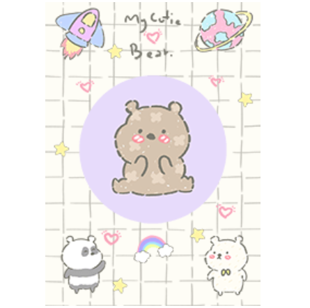 cutie bears gang in space