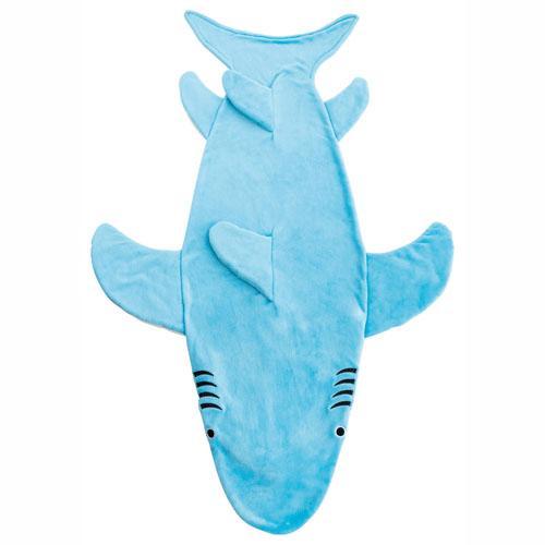 日本鯊魚造型美人魚蓋毯(170x100 cm)