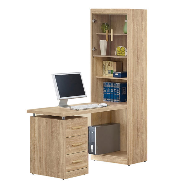 安特北原橡木色組合書桌(19JS1/818-3)/H&D 東稻家居